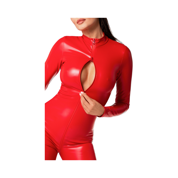  Kombinezon F353 Orgia Overall Red S Noir Handmade