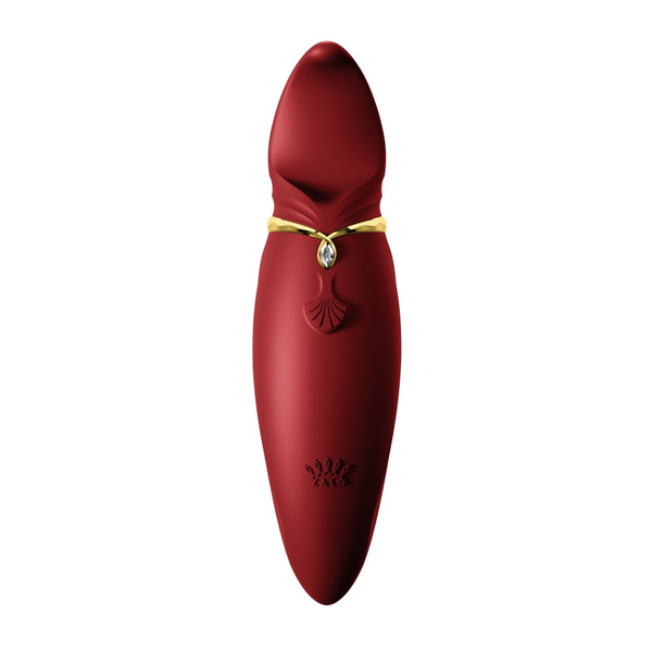 Multifunctional Hero Wine Red Point Vibrator Zalo