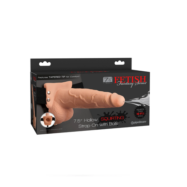 Fetish Fantasy Series 7" Squirting Hollow Strap-On