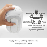 Masturbator Flip Zero Electronic Vibration White Tenga