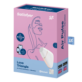 Clitoral Stimulator with App Love Triangle White Satisfyer