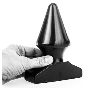 Anal plug AB79 Pop8 13.5 x 8cm All Black