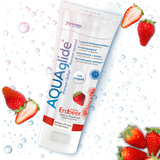 Lubrykant Wodny O Smaku Truskawkowym Aquaglide Strawberry 100 Ml JoyDivision