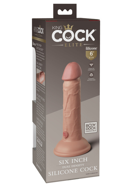 6 Inch Dual Density Silicone Cock Light