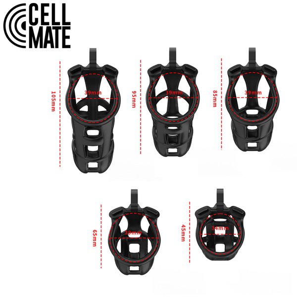 Guardian Chastity Cage Black Size 2 CELLMATE