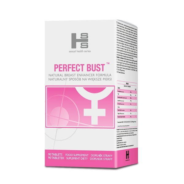 Perfect Bust Tabletki Ujędrniające I Powiększające Biust 90Sztuk SHS