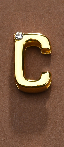 Letter for Personalizing Collar or Handcuffs Upko Letter C UPKO