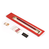 Kinbaku Ukiyoe Red Rosy Lamb Leather Spreader Bar Liebe Seele