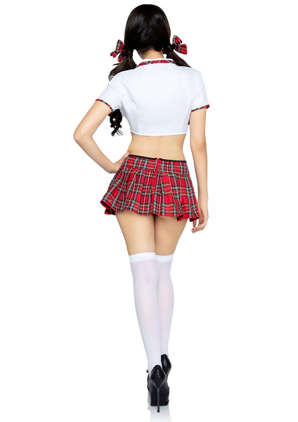Kostium Uczennicy Miss Prep School Top And Skirt M/L Leg Avenue