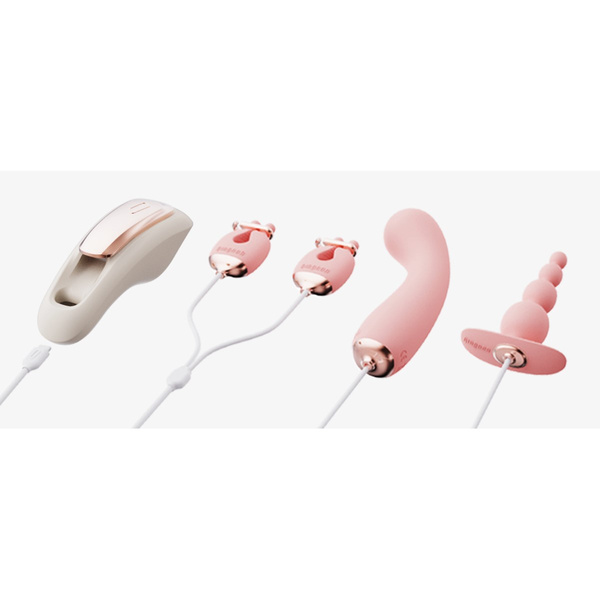 Wibrator No.6 Wireless Control Wearable Vibrator Beige Qingnan