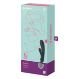 Rabbit vibrator Triple Lover grey Satisfyer