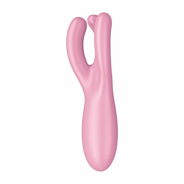 Wibrator do łechtaczki Threesome 4 Connect App Pink Satisfyer