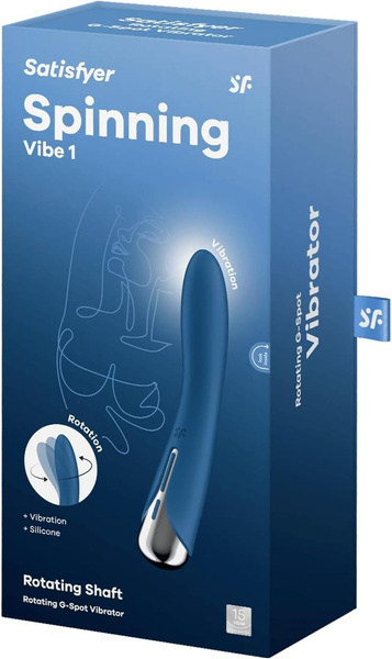 Wibrator do punktu G Spinning Vibe 1 Blue Satisfyer