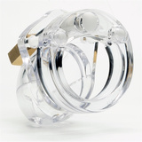 Poliwęglanowy Pas Cnoty Mini Me Chastity Cage Clear CB-X