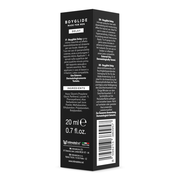 Spray Intymny Boyglide Delay 20Ml IntimateLine