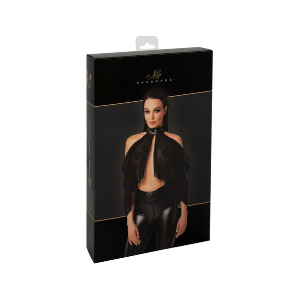 Top F349 Opium Bolero Xxl Noir Handmade