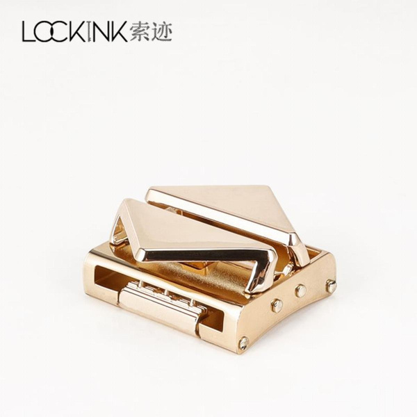 LOCKINK Collar with Leash Set Brown