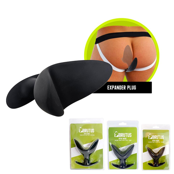 Chalice Silicone Tunnel Plug Black XL Brutus