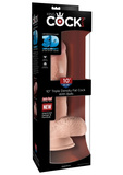 Realistyczne Dildo Z Przyssawką Triple Density Fat With Balls 10 Inch King Cock