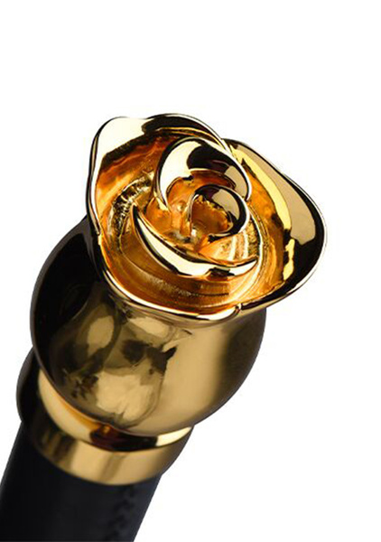 Skórzany Pejcz W Kształcie Pędu Róży Z Kolcami Zalo & Upko Leather Thorn Whip UPKO