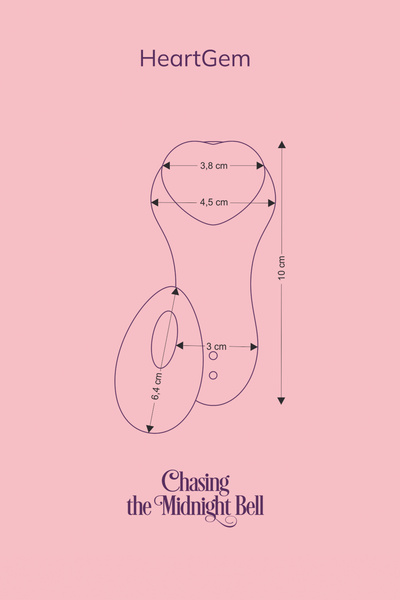 FairyGasm HeartGem Violet