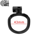 Pas cnoty Centurion Chastity Cage Black Size 4 CELLMATE