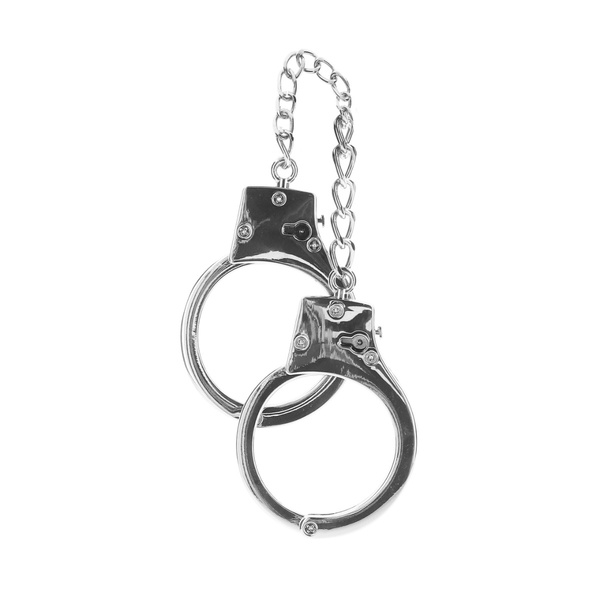 Kajdanki Silver Plated Bdsm Handcuffs Taboom