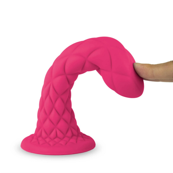 Dildo 18,5 cm Fantasy Line Dreamy (7") Pink Silexd