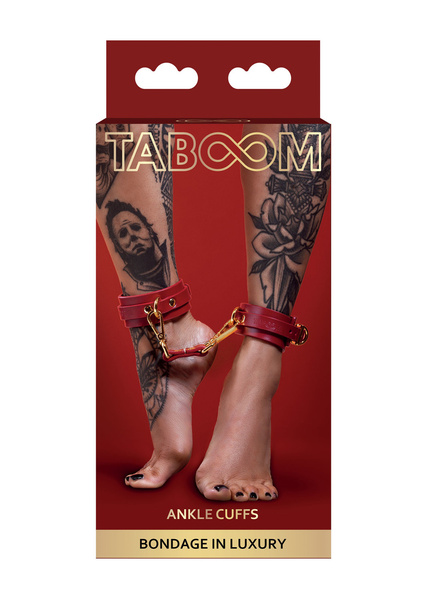 Taboom Ankle Cuffs Red