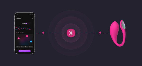 Lovense app-controlled egg vibrator Lush 4