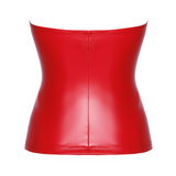 Corset F355 Mysteria Corset Red M Noir Handmade