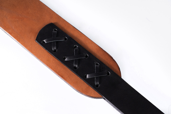 Brown Lace-Up Paddle Primal Bond Whips