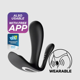 Korek Analny Ze Stymulatorem Top Secret+ Connect App Satisfyer