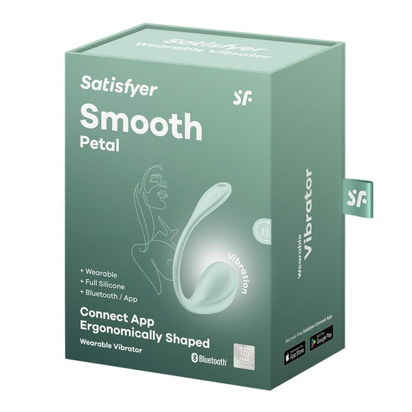 Jajeczko wibrujące Smooth Petal mint Satisfyer
