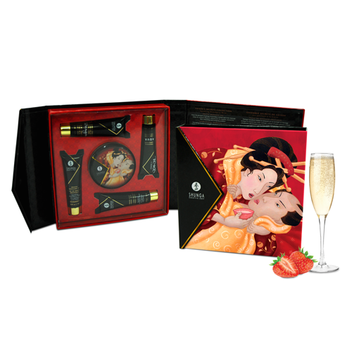 Shunga - Sparkling Strawberry Wine Set