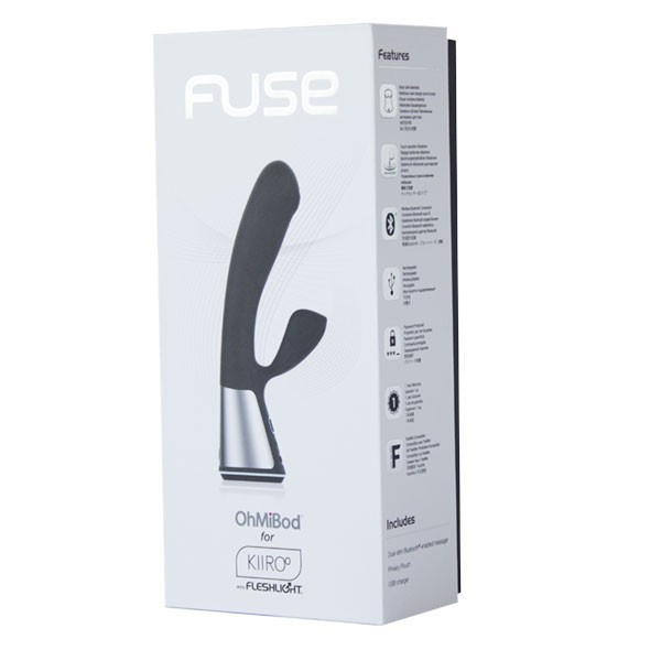 Wibrator Króliczek Ohmibod Fuse For Kiiroo Black KIIROO