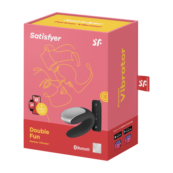 Wibrator Dla Par Double Fun Black Satisfyer