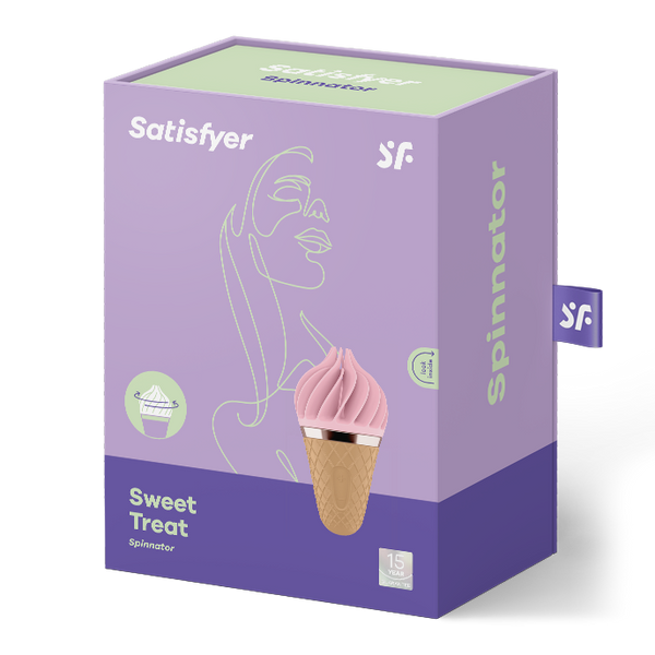 Stymulator Łechtaczki Sweet Treat Spinnator Pink Satisfyer