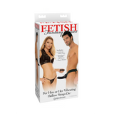Fetish Fantasy Series For Him or Her Vibrating Hollow Strap-On