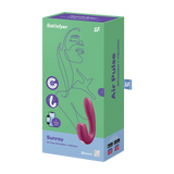 Wibrator Ze Stymulatorem Sunray Connect App Berry Satisfyer