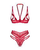 Obsessive lace lingerie set Cupide Desir S/M