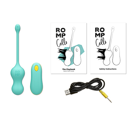 Wibrujące kulki Cello Mint Romp