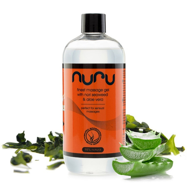 Żel Do Masażu Ciała Ciałem Massage Gel Nori Seaweed & Aloe Vera 500Ml Nuru