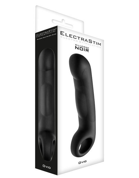ElectraStim Silicone Noir Ovid Electro G-Spot Dildo