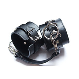 Leahter cuffs Megan black