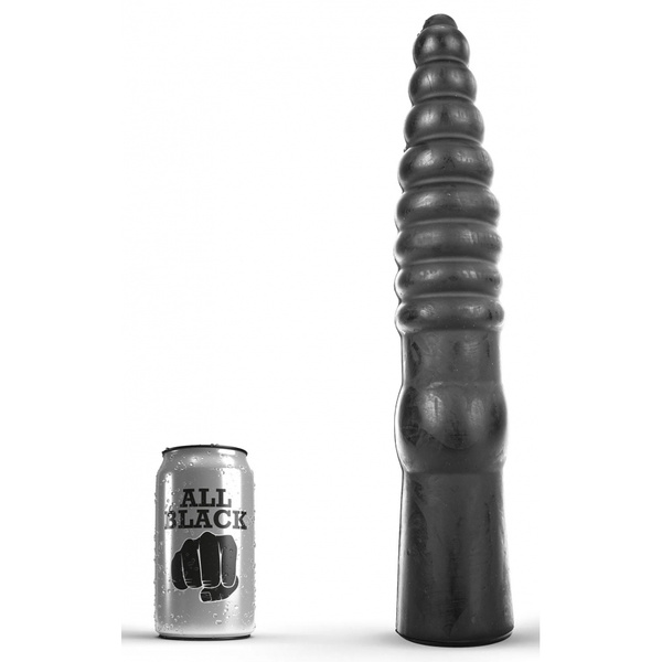 Dildo AB20 Drainer 26 x 7cm All Black 