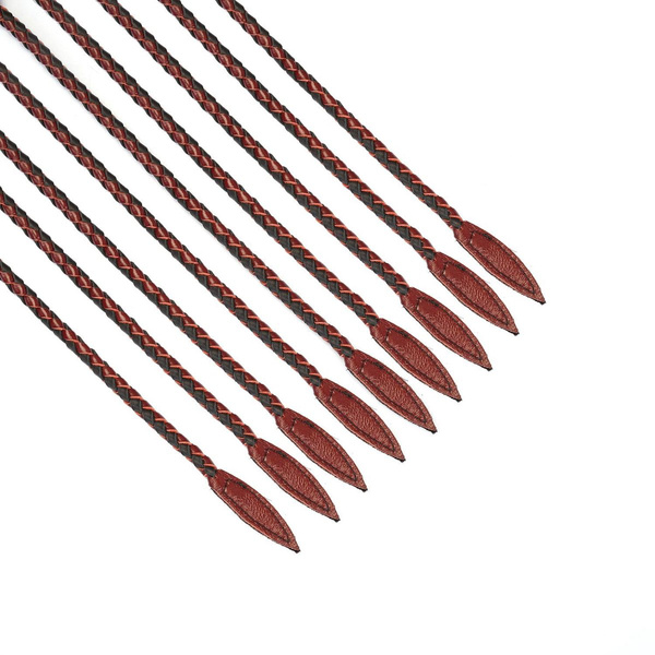 Pejcz Wine Red and Black Leather Cat O Nine Tails Liebe Seele