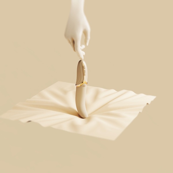 Wibrator Oralny Eva Ivory White Zalo