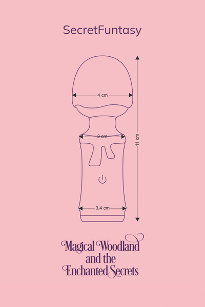 Wibrator Różdżka Secretfuntasy Violet FairyGasm