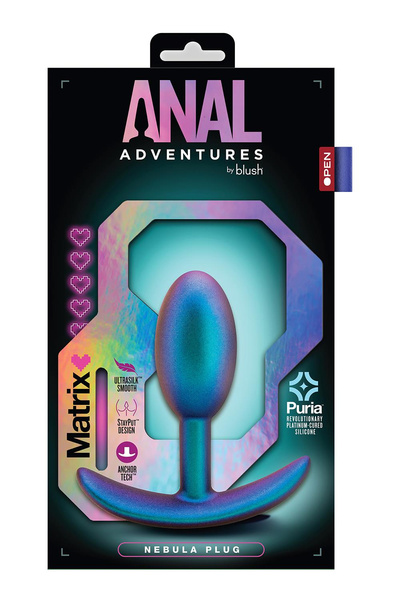 Korek Analny Matrix Nebula Plug Lunar Blue ANAL ADVENTURES